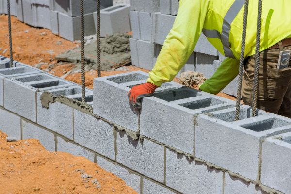 Concrete Blocks Installation in Destin