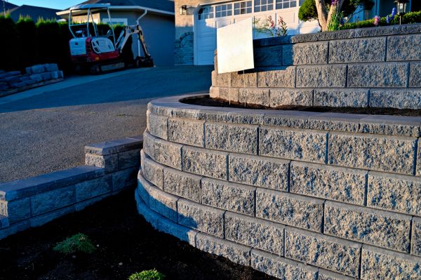 Stone Retaining Wall Repair in Destin